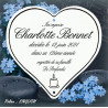 coeur mortuaire en email veritable personnalisation texte English