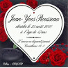 coeur funeraire en email traditionnel personnalisation artisanale police english