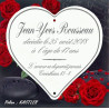 coeur funeraire en email traditionnel personnalisation artisanale police kastler