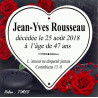 coeur funeraire en email traditionnel personnalisation artisanale police times