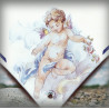 décor ange zoom pour le coeur funéraire pour enfant