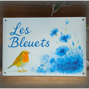Enamel Plate made from a drawing