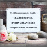 Funeral enamel plate rectangle 8x11,2in