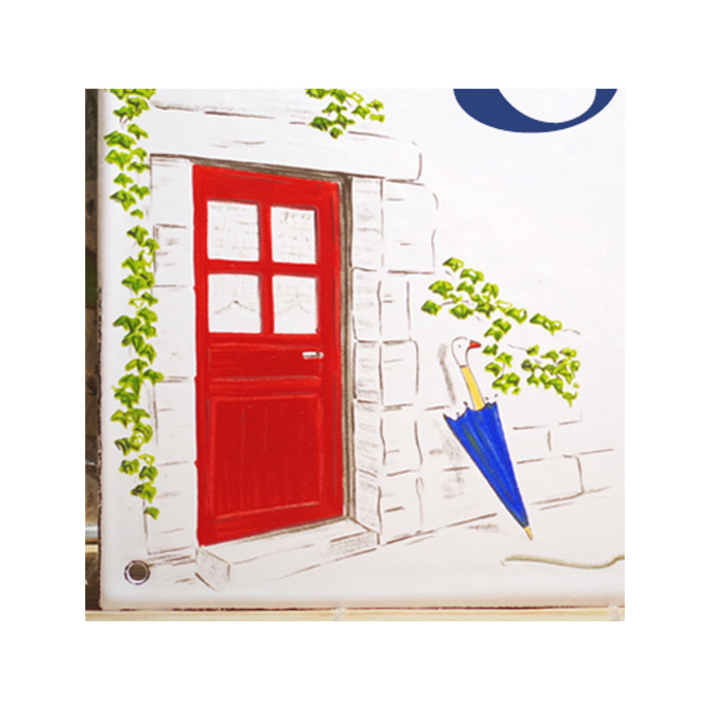 décor Porte Rouge