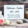 Rectangular Enameled Memorial Plaque 28.5x20cm - Personalized