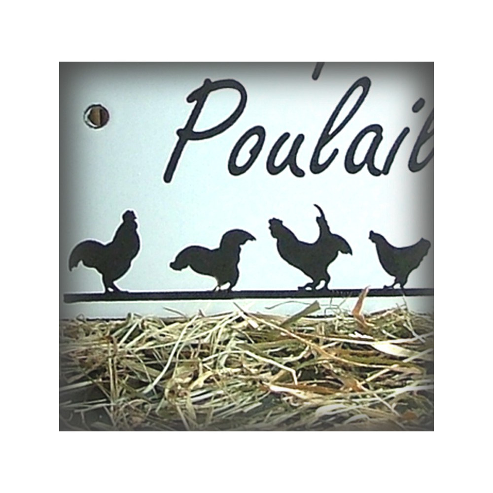 Enamel plate "Le Petit Poulailler"