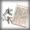 Kit 4 screws brass, slices, ankles and installation instructions
