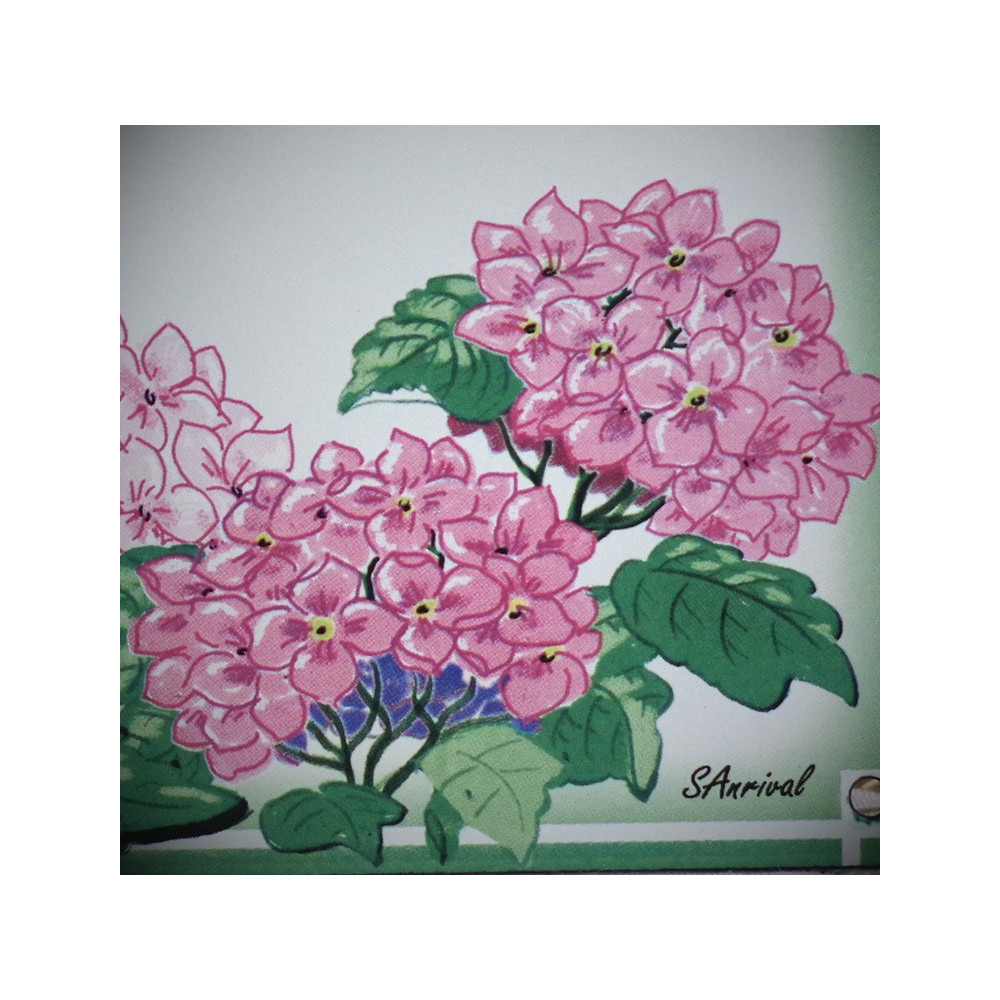 Décor hortensias zoom