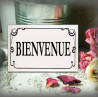 Bienvenue Filet anglais 15x10cm