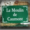 Enamelled sign in the old green color 12x8 inches