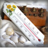 Enamel thermometer Sunflower