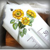 Enamel thermometer Sunflower