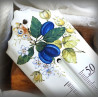 Enamel thermometer Prunes decoration