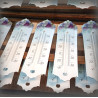 Enamel thermometer decoration Hydrangeas