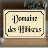 Ivory Enamel plate 12x8in rue net font Blue Moon