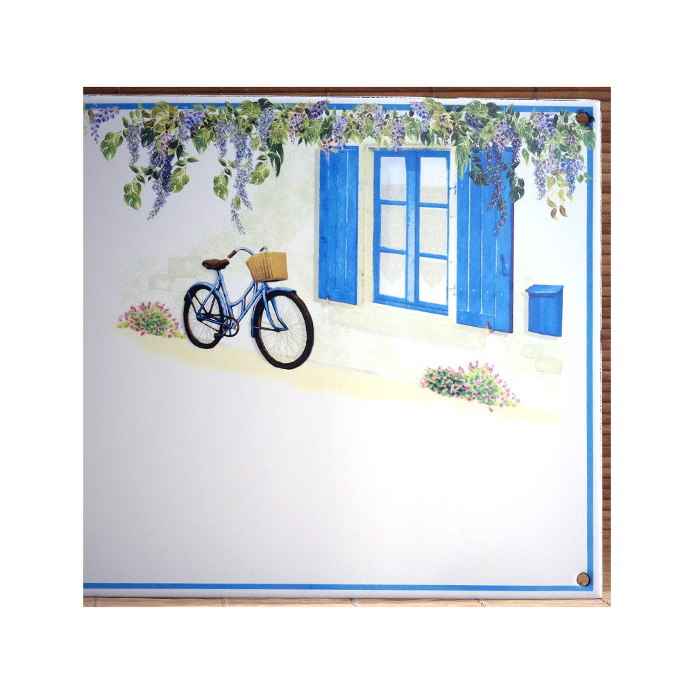 Zoom sur le décor Volets bleus