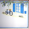 Zoom in on the decor Blue shutters