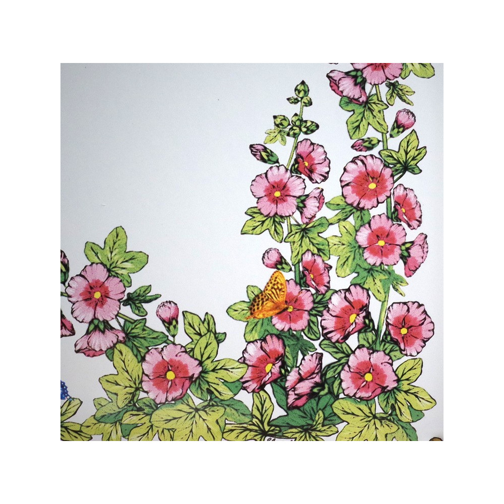 Hollyhock decoration
