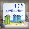 Home plate enamelled Cabanas decoration