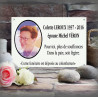 enameled funeral plate 11,2x8in + your photo