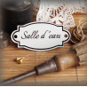 Plaque de porte émaillées Silvia : Salle d'eau