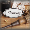 Plaque de porte émaillées Silvia : Dressing