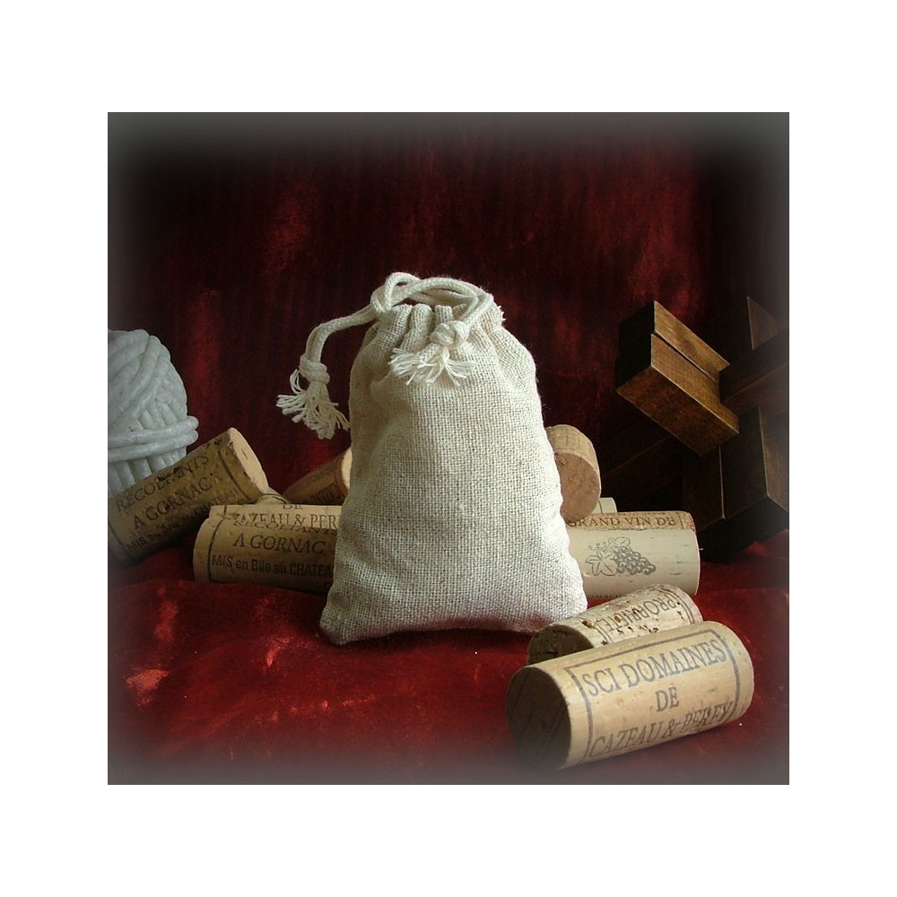 petit sac en lin pour un cadeau authentique