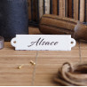 Individual "Dorante" Enamel Cellar Tag - Handcrafted in France