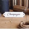 Individual "Dorante" Enamel Cellar Tag - Handcrafted in France