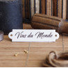 Individual "Dorante" Enamel Cellar Tag - Handcrafted in France