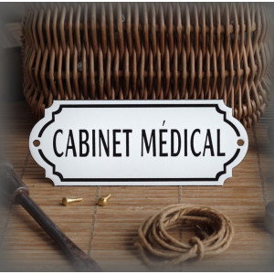 Plaque émaillée cabinet médical