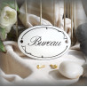 Small Vintage French Enamel sign "Ariane" text : Bureau
