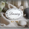 Small Vintage French Enamel sign "Ariane" text : Dressing