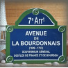 Plaque de Paris personnalisée émaillée à 4 lignes