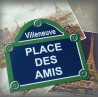 Votre Plaque de Paris 30x26cm personnalisée à votre nom