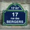 Votre Plaque de Paris 30x26cm personnalisée à votre nom