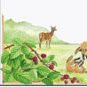Enamelled House sign - Family fox design