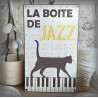 Plaque émaillée LA BOITE DE JAZZ