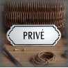 Plaque émaillée "Privé"