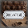 Plaque émaillée "Salle d'attente" pour votre Cabinet Médical