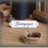 étiquette émaillée : Bourgogne