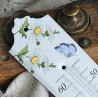 Enamel thermometer Daisies zoom