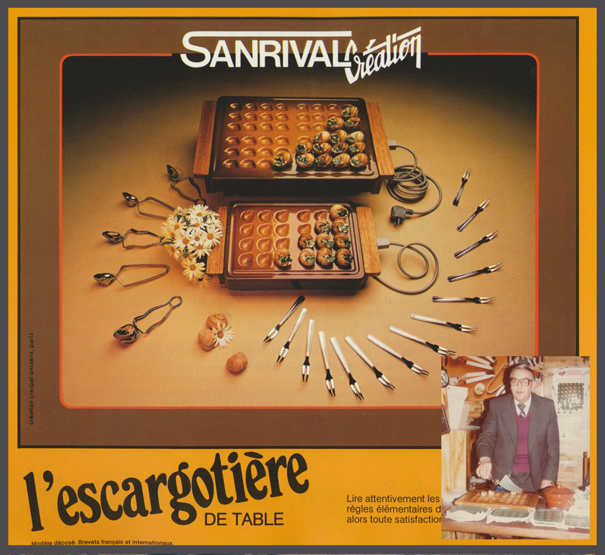 L'Escargotière électrique de table